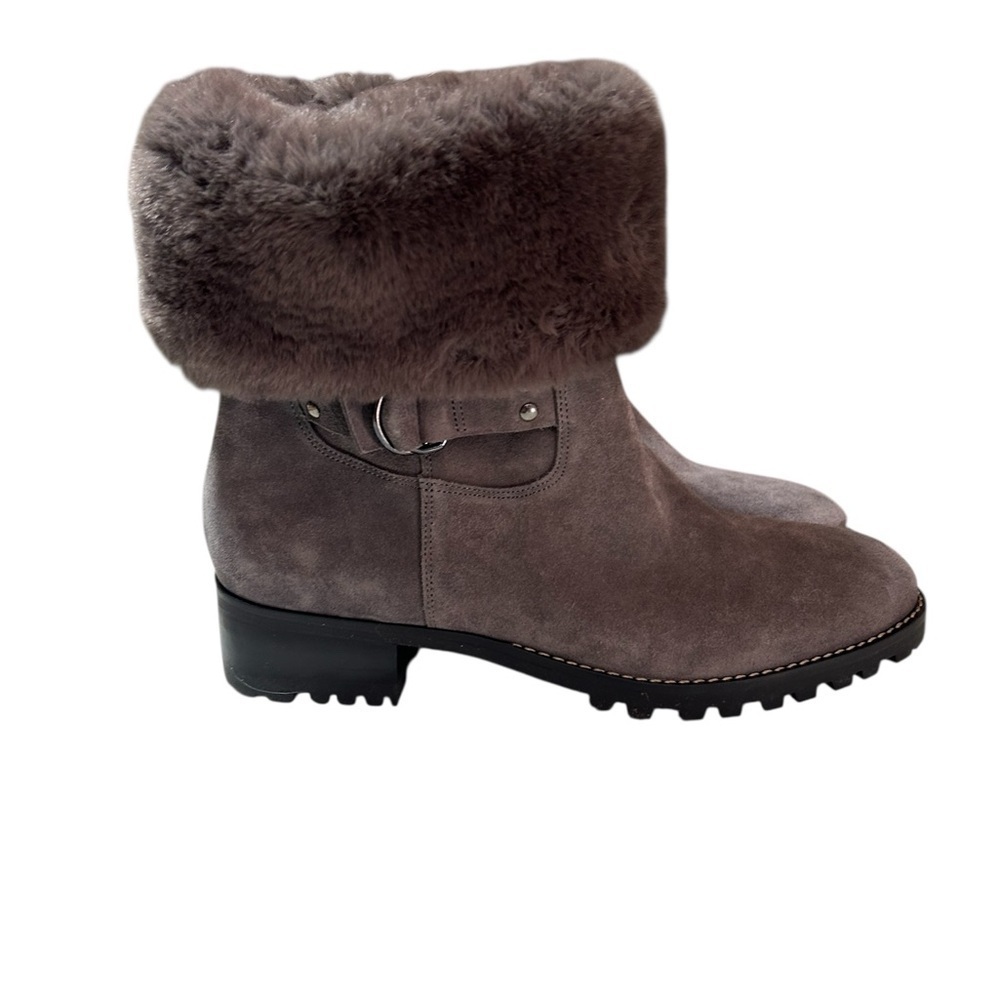 Talbots women’s suede sample Tish boots size 10M gray